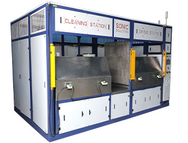 Bin cleaning machine