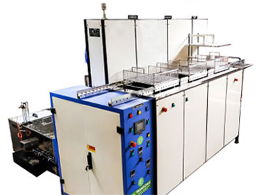 Ultrasonic multistage single head machine