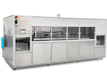 AHU filter cleaning machine
